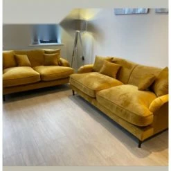 House Of Bling Furniture Boutique Billy Sofa Set In Choice Of Colours