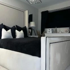 House Of Bling Furniture Boutique Valentino Wing Bed.. Beds