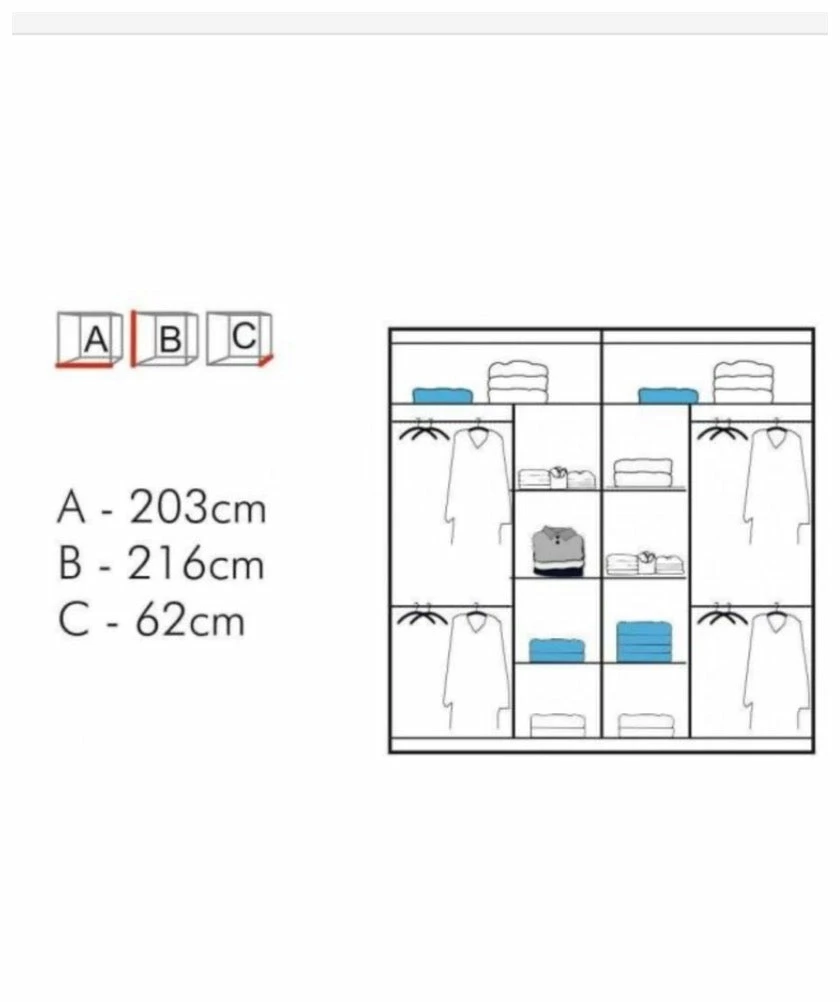 House Of Bling Furniture Boutique Charlie Wardrobe Available In 2 Sizes And 3 Different Colours 7 House Of Bling Furniture Boutique Charlie Wardrobe Available In 2 Sizes And 3 Different Colours