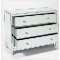 House Of Bling Furniture Boutique Chateauneuf Chest Of Drawers Mirrored Furniture