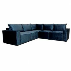 House Of Bling Furniture Boutique Navy Blue Rochester Sofa