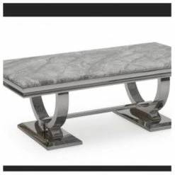 House Of Bling Furniture Boutique Dark Grey Marble Buxford Table With Paris Chairs