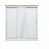 House Of Bling Furniture Boutique Plymouth 3 Door Sliding Wardrobe White