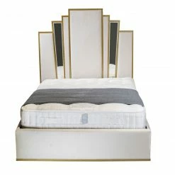 House Of Bling Furniture Boutique Monte Carlo Luxury Metal Trim Bed