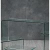 House Of Bling Furniture Boutique Azure Glass Contemporary Console Table