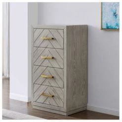 House Of Bling Furniture Boutique Gillian Range Tallboy Chest Of Drawers