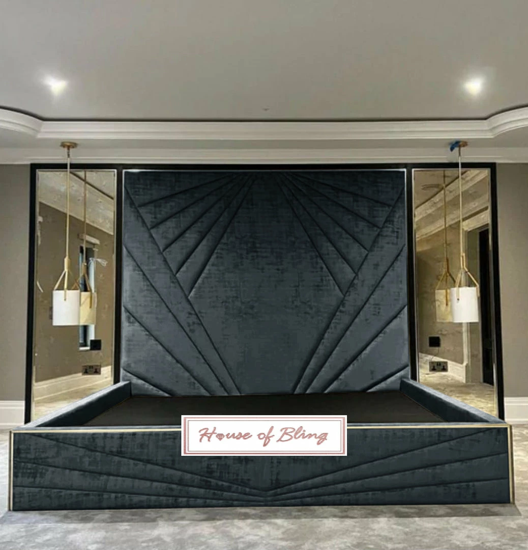 House Of Bling Furniture Boutique Luxury Diamond Bed Complete With Mirrors Luxury Beds 4 House Of Bling Furniture Boutique Luxury Diamond Bed Complete With Mirrors Luxury Beds