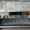 House Of Bling Furniture Boutique Two Tier Crushed Diamond Coffee Table