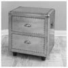 House Of Bling Furniture Boutique Drawers Aluminium 2 Drawer Bedsides
