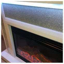 House Of Bling Furniture Boutique Fire Places Elegance Sparkle White Fireplace