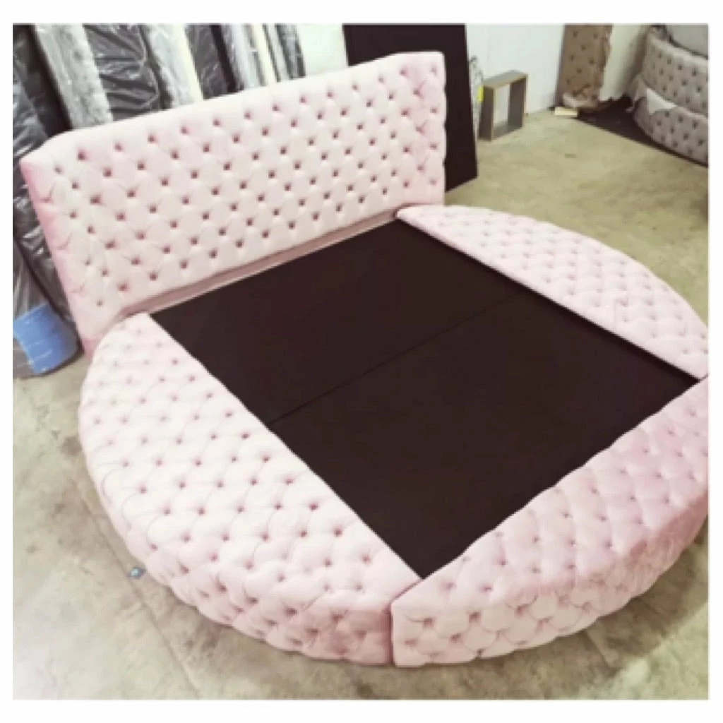 House Of Bling Furniture Boutique Lacey Round Bed ( Fits Standard Uk Mattress Sizes) Beds 3 House Of Bling Furniture Boutique Lacey Round Bed ( Fits Standard Uk Mattress Sizes) Beds