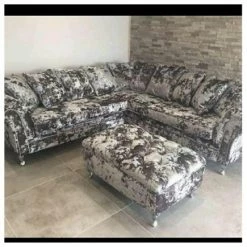 House Of Bling Furniture Boutique Swan Corner Sofa