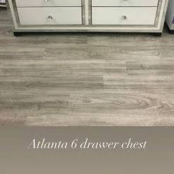 House Of Bling Furniture Boutique Atlanta White Chest Of 6 Drawers
