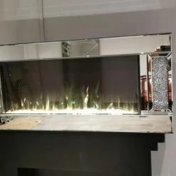House Of Bling Furniture Boutique Wall Mounted Floating LED Fireplace