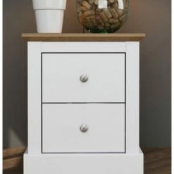 House Of Bling Furniture Boutique Bedside Cabinets Plymouth Bedside Drawers White