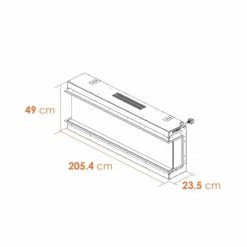 House Of Bling Furniture Boutique Fire Places Dubai Electrical Wall Fire Insert With Control 81 Inch