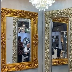 House Of Bling Furniture Mirrors Milano Gold Medium Mirror