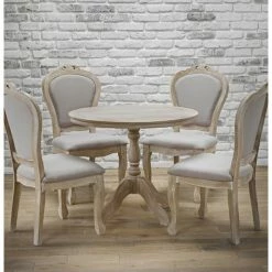 House Of Bling Furniture Boutique Dining Tables And Chairs Sets Polar Distressed Oak Dining Table And Chairs