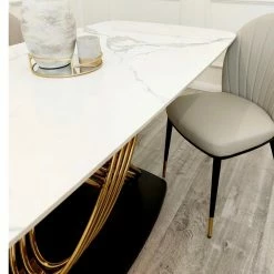 House Of Bling Furniture Moscow Marble Dining Table