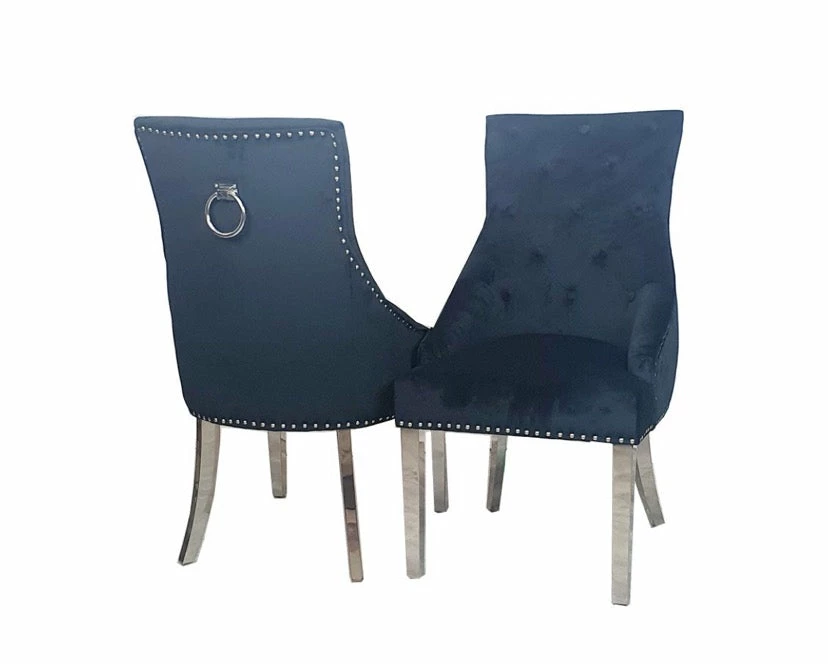 House Of Bling Furniture Boutique Dining Chairs Lara Knock Chair In Black Velvet 4 House Of Bling Furniture Boutique Dining Chairs Lara Knock Chair In Black Velvet