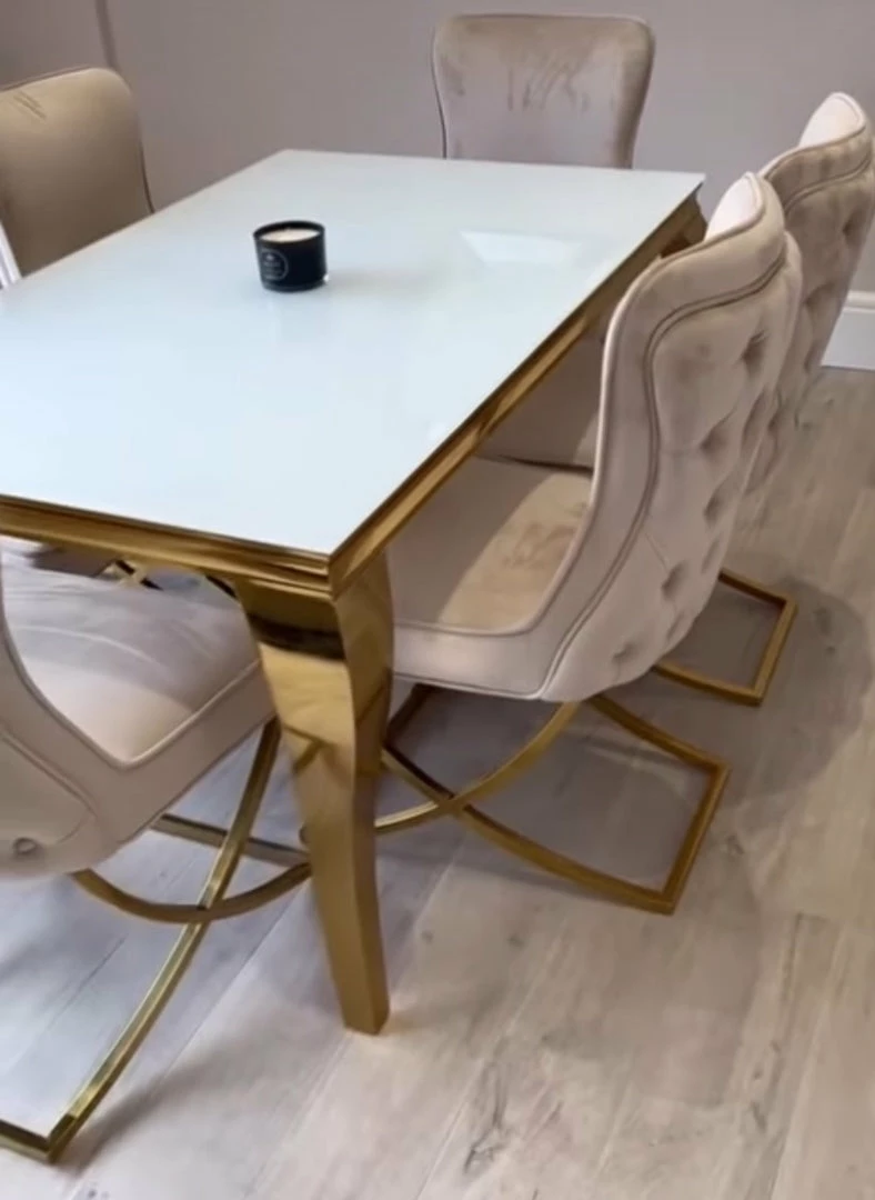House Of Bling Furniture Dining Tables And Chairs Sets Cambridge Glass Table With Our Marbella Chairs 4 House Of Bling Furniture Dining Tables And Chairs Sets Cambridge Glass Table With Our Marbella Chairs