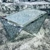House Of Bling Furniture Boutique V Crushed Coffee Table Coffee Tables