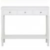 House Of Bling Furniture Boutique Delia White Wood Console Table Console Tables