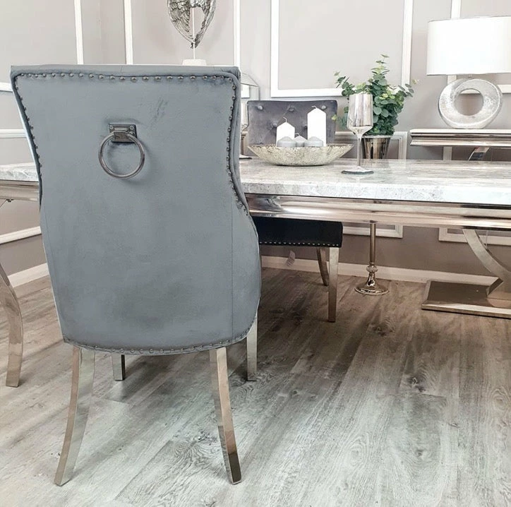 House Of Bling Furniture Boutique Lara Knock Chair In Dark Grey Dining Chairs 3 House Of Bling Furniture Boutique Lara Knock Chair In Dark Grey Dining Chairs