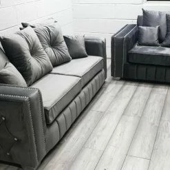 House Of Bling Furniture Boutique Thomas Button Sofa