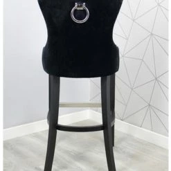 House Of Bling Furniture Boutique Bar Stools Lara Knock Bar Stool Black