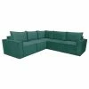 House Of Bling Furniture Boutique Forest Green Rochester Corner Sofa Corner Sofas