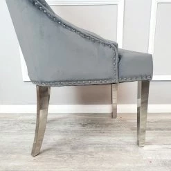 House Of Bling Furniture Boutique Lara Knock Chair In Dark Grey Dining Chairs 8 House Of Bling Furniture Boutique Lara Knock Chair In Dark Grey Dining Chairs