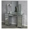 House Of Bling Furniture Boutique Sapphire Mirrored Dressing Table Set Dressing Tables