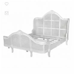House Of Bling Furniture Boutique The Queen Rococo Bed Antique White Beds