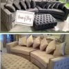 House Of Bling Furniture Boutique Curved New York Sofa Sofa Sets