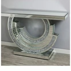 House Of Bling Furniture Boutique Console Tables Crescent Console Table