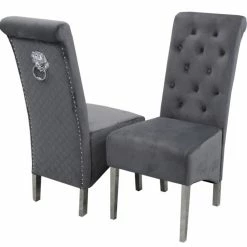 House Of Bling Furniture Boutique Elsie Dining Chair Grey Velvet Dining Chairs 11 House Of Bling Furniture Boutique Elsie Dining Chair Grey Velvet Dining Chairs