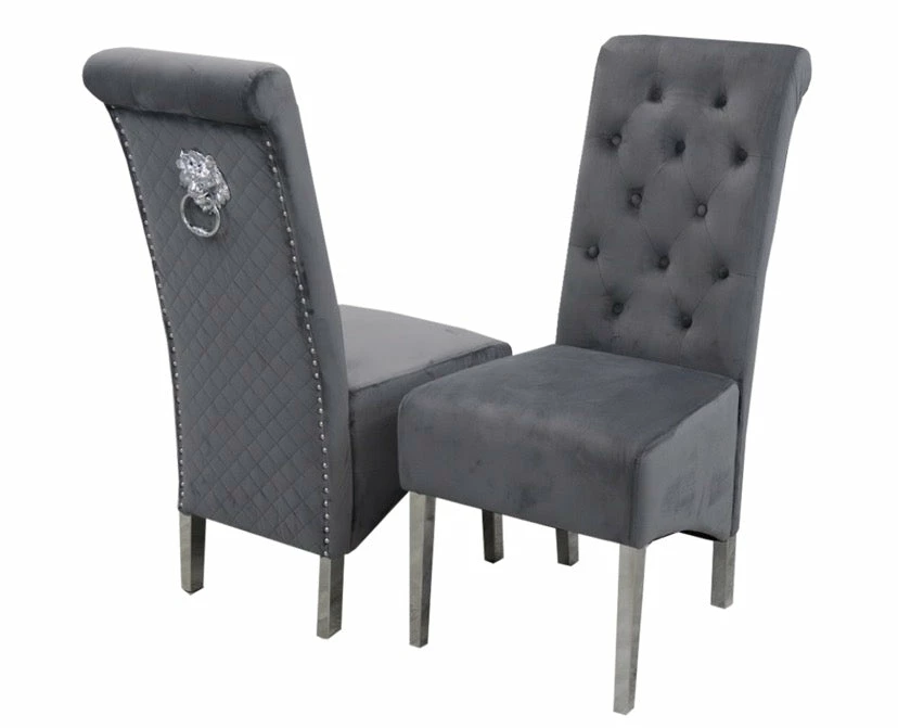 House Of Bling Furniture Boutique Elsie Dining Chair Grey Velvet Dining Chairs 7 House Of Bling Furniture Boutique Elsie Dining Chair Grey Velvet Dining Chairs