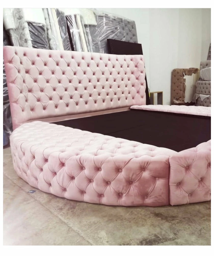 House Of Bling Furniture Boutique Lacey Round Bed ( Fits Standard Uk Mattress Sizes) Beds 8 House Of Bling Furniture Boutique Lacey Round Bed ( Fits Standard Uk Mattress Sizes) Beds