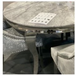 House Of Bling Furniture Boutique Dining Tables Oxford Round Table With 4 Paris Chairs