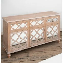 House Of Bling Furniture Boutique Cabinets Lattice Wooden Sideboard