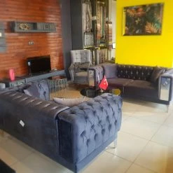 House Of Bling Furniture Boutique Ringo Chesterfield Sofa Sets