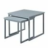 House Of Bling Furniture Boutique Cambridge Grey Gloss Nest Tables