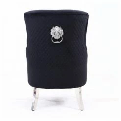 House Of Bling Furniture Boutique Lion Knock Luxury Wing Chair