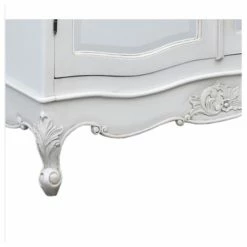 House Of Bling Furniture Boutique Anna Antique White Mirrored WArdrobe
