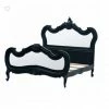 House Of Bling Furniture Boutique Rocco Black And White Double Size Bed Beds