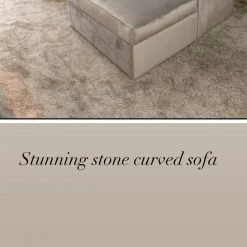 House Of Bling Furniture Boutique Curved Beaufort U Shape Sofa Sofas