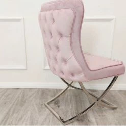 House Of Bling Furniture Boutique Marbella Chair Pink
