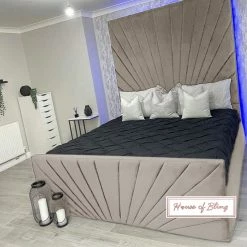 House Of Bling Furniture Boutique Lux Peacock Bed