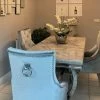 House Of Bling Furniture Boutique Dining Tables And Chairs Sets Buxford Table Light Grey Marble Top With Lara Chairs